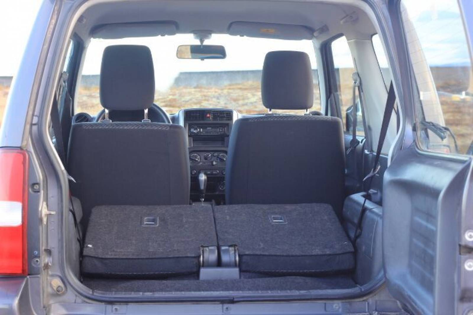 Suzuki Jimny with folded back seats