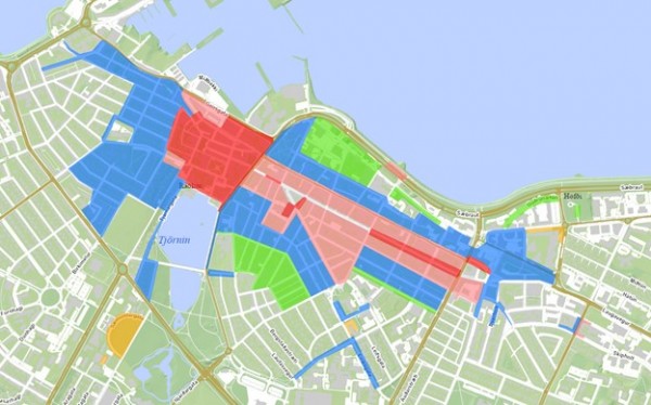 Reykjavik Downtown Parking Map